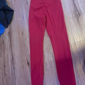 Pink lululemon High-Waisted Leggings